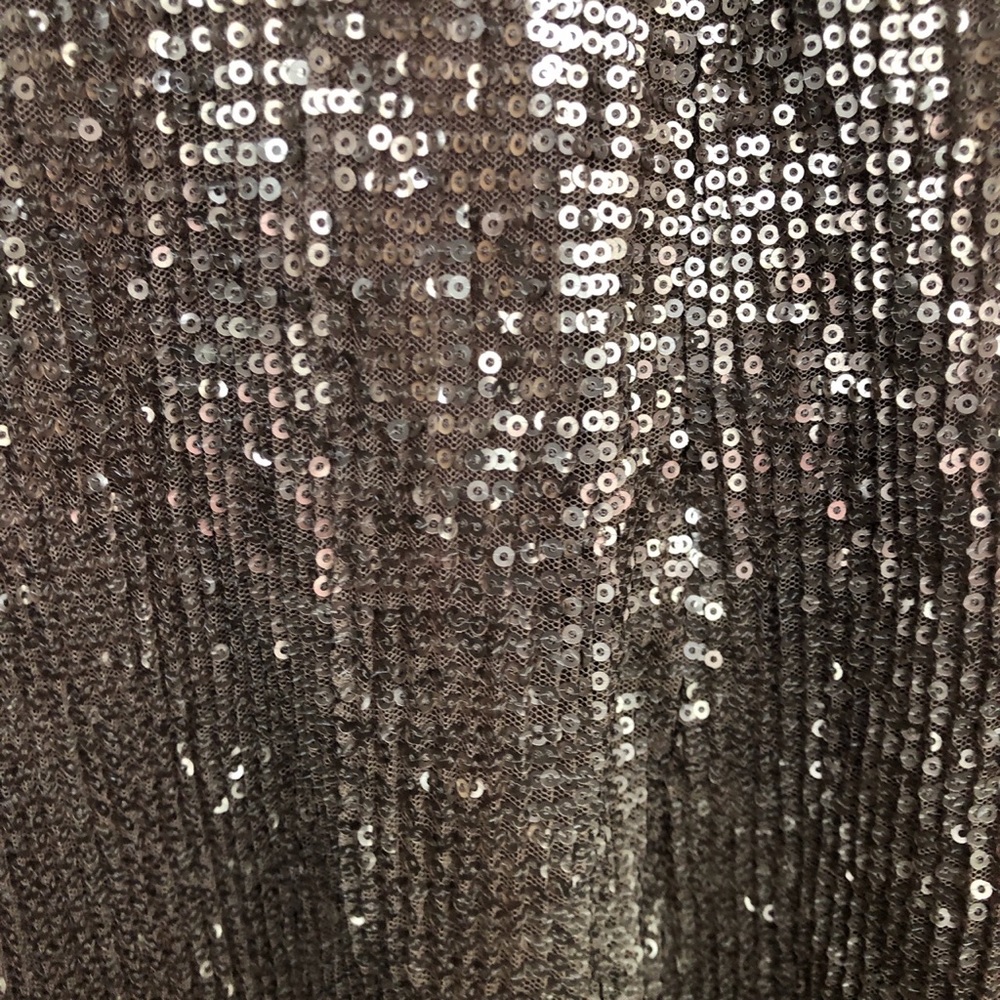 Astr Bronze Sequin Romper - image 4